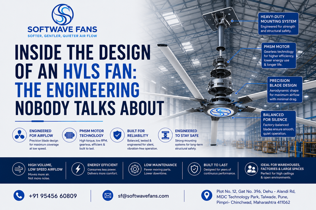 Inside the Design of an HVLS Fan: The Engineering Nobody Talks About