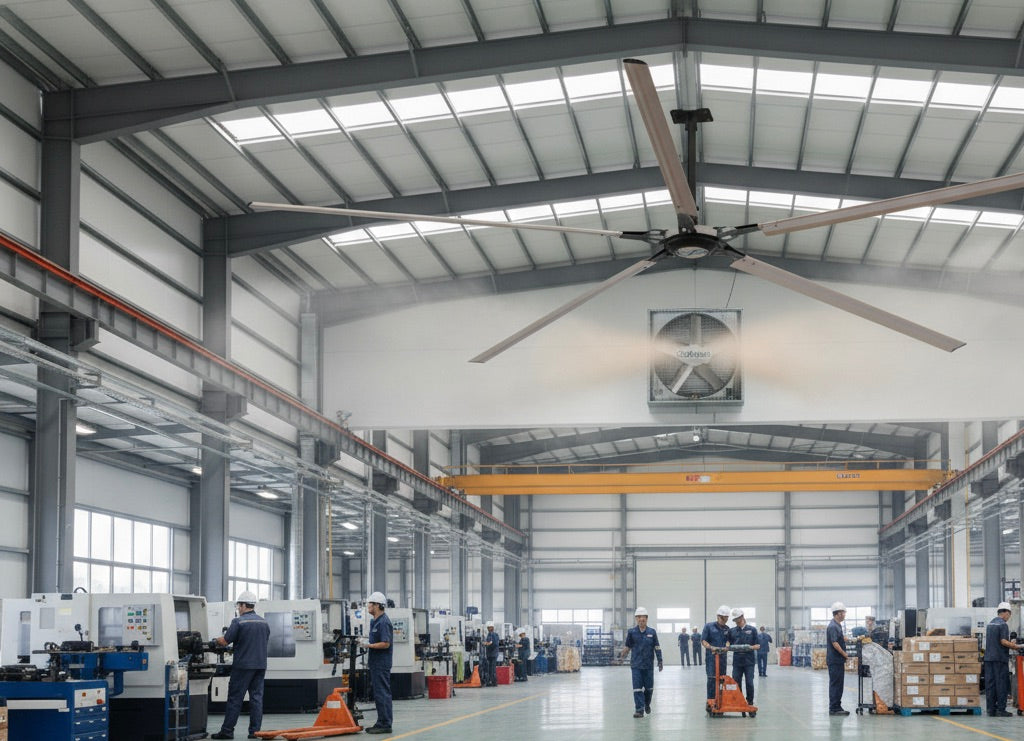 HVLS FANS VS TRADITIONAL CEILING FANS