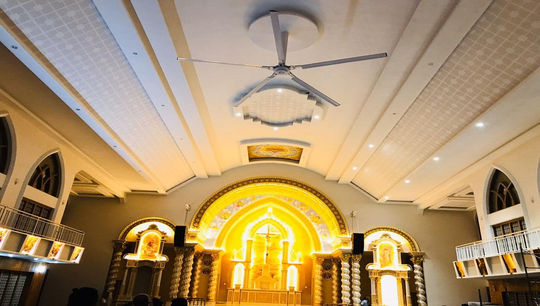 Creating Divine Comfort: How Softwave HVLS Fans Are Transforming Churches Across Kerala