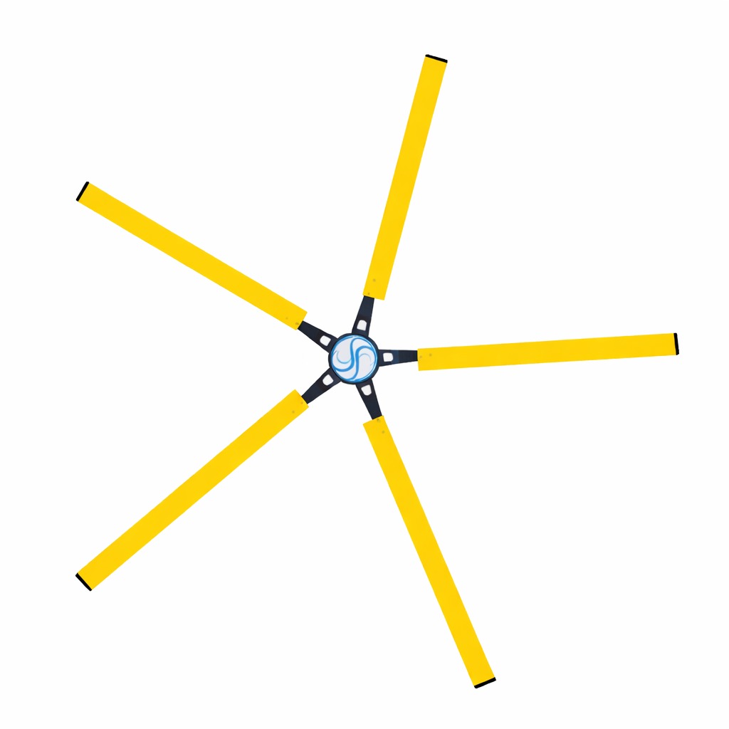 yellow hvls fan